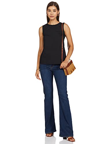 Image of Amazon Brand - Symbol Women's Regular Fit Blouse (INS-WA-004S Black X-Small)