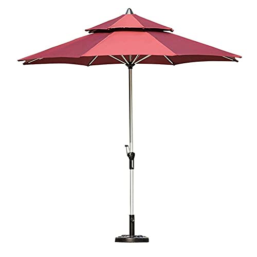 Parasol para mesa de exterior de 2,7m ideal para comidas familiares en el jardín o terraza