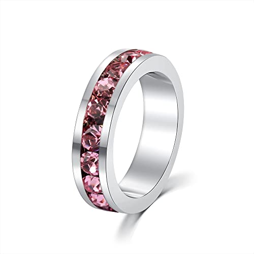 Bosvision eternity birthstone pendant