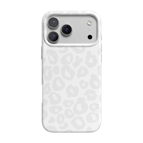 Casely iPhone 17 Pro Case | Into The Wild | White Snow Leopard | Compatible with MagSafe | Classic Ultra Slim Design