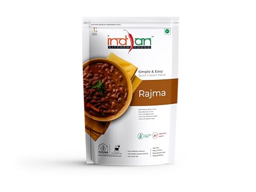 Image of Indian Kitchen Foods Instant Rajma - Freeze Dried, Gluten-Free, Ready-to-Eat Indian Vegetarian Meal