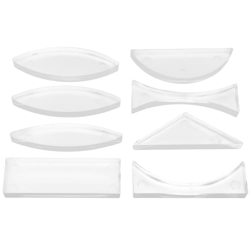 JECOMPRIS 1 Satz Lichtspektrum-Prisma Optische Linse Dreieckiges Halbrundes Rechteckiges Prisma Physik-Demonstrationswerkzeuge Ausrüstung Für Physikunterricht Studenten Labor Fotografie