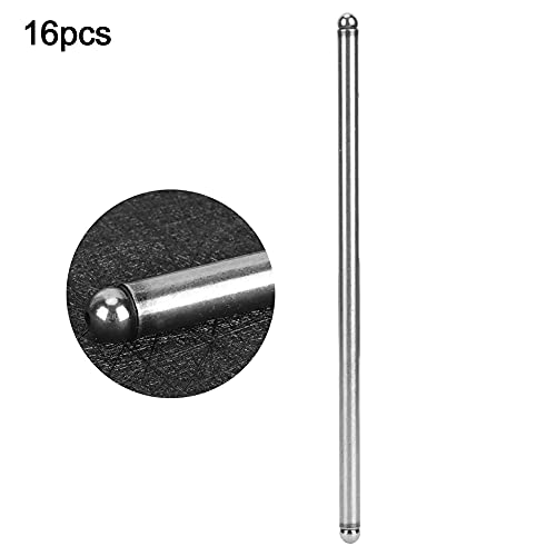 Acouto For Sbc Push Rods, 16Pcs Hardened Steel Pushrods Set 5/16In Diameter 7.8In Standard Length Fit For Chevy Oem Replacement Pushrod Set #TOP5