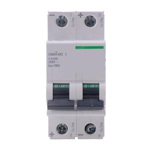Disjoncteur miniature C65H-DC 2P C63A A9N22082 pour protection circuit continu