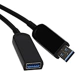 Micro Cables USB 3.0 kenable AOC - Cable de extensión USB 3.0 tipo A macho a hembra (15 m)