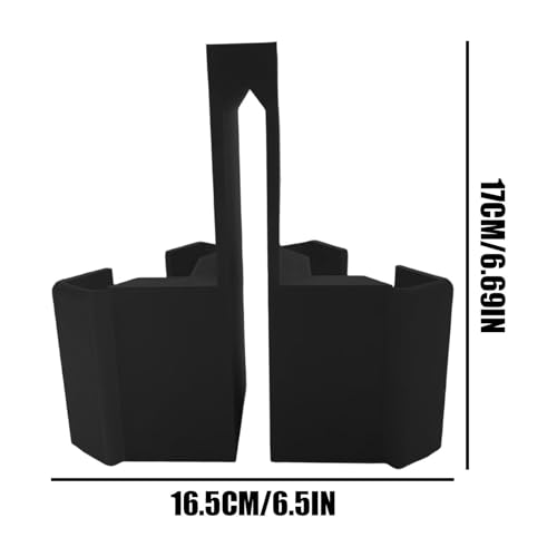 Soporte para teléfono con soporte de clip ajustable y construcción resistente plegable de 6.5" 2