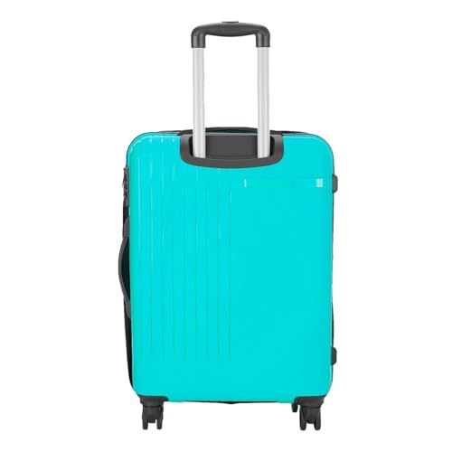 Image of Safari Polypropylene (Pp) Lancer Spinner 8 Wheel Hard-Sided Polypropylene 5 Years Warranty Luggage Set Of 2 Trolley Bags (55 & 66 Cm) (2Pc Set (55 + 66 Cm), Skuba Blue), Small, Medium, H-460 Cm