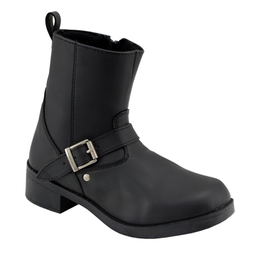 Milwaukee Leather MBK9295 Kids 6 inch Engineer Style Biker Boots4