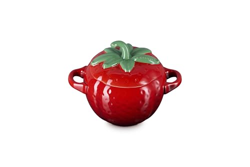 Le Creuset Stoneware Strawberry Mini Cocotte 19 oz. Cerise