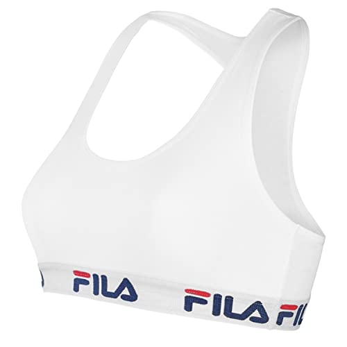 Fila Fu6042 Soutien-gorge Femme Bra, Blanco (White), L Mujer