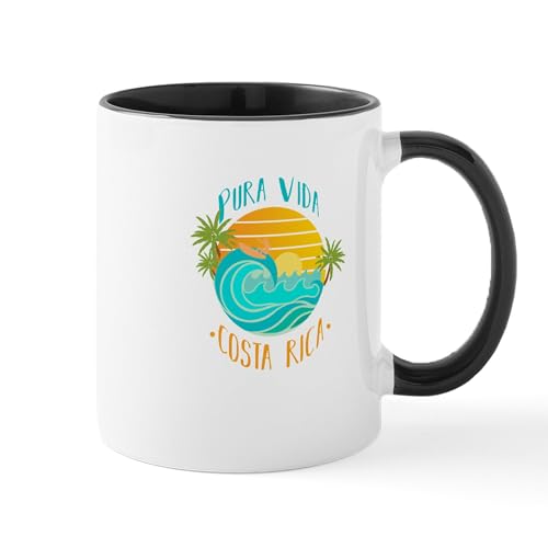 Taza de cerámica 11 oz modelo Pura Vida Costa Rica miniatura 1