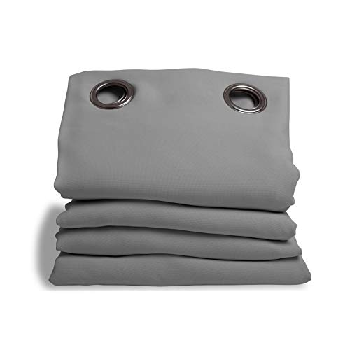 Moondream Cortina Acustica Gris - Stratus, 145 x 260 (An. x Al.) cm, Acabados Ollaos