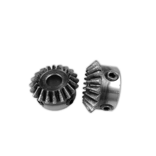 SHIHUANI Bevel Gears 2pcs Bevel Gear 2M 12Teeth with Inner Hole 6mm 7mm 8mm 10mm 12mm 90 Degree Drive Commutation Steel Gears with Screw(12mm)