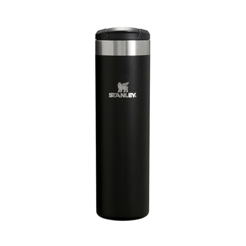 Opiniones de Termo negro que puedes comprar esta semana. 41 Termo Stanley AeroLight Transit Black 591ml - Vaso térmico Stanley libre de fugas Ultraligero y Portátil