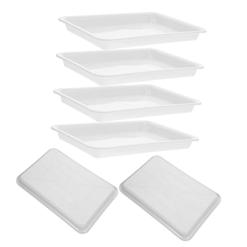 Kisangel 6piezas Bandeja para Macetas de Jardín Reutilizable Platillos para Plantas Bandeja de Drenaje para Recoger Agua Accesorios para Plantas