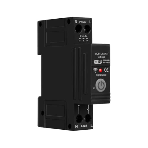 Disjoncteur intelligent Tuya 63A 230V rail DIN programmable à distance - 8
