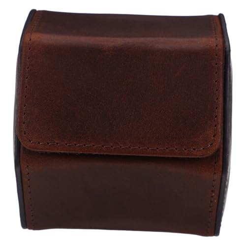 Boîte de montre en cuir hexagonale Abaodam écrin luxe rigide antichoc