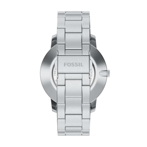 Image of Fossil Men's Minimalist Quartz Stainless Steel Three-Hand Watch for Men