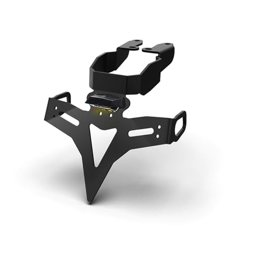 Support de plaque arrière LED Ninja Z500 finition aluminium noir