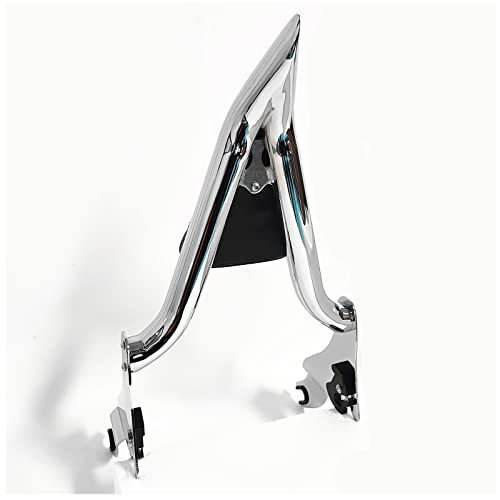 Chrome Sissy Bar, Detachable Passenger Backrest Rear Pad Compatible For Harley Touring Models 2009-2023 Road King Ultra Cvo Limited Street Glide Road Glide Electra Glide [22 Inches] #TOP4