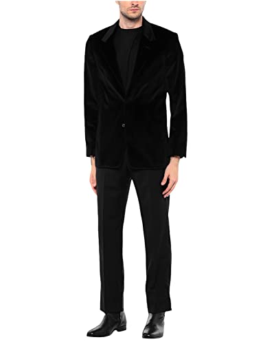 Costume Homme deux pièces de luxe en velours de prestige à revers échancré