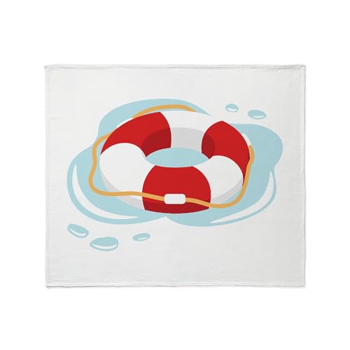 CafePress Lifeguard Saver Throw Blanket Super Soft Fleece Plush Throw Blanket, 60'x50'