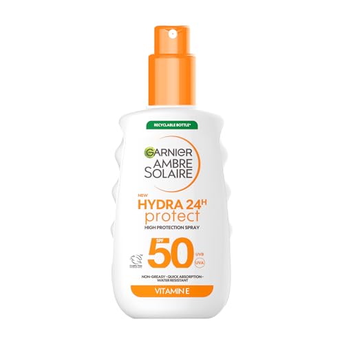 Garnier Ambre Solaire Sun Cream SPF 50 Hydra 24 Hour Protect Lotion 150ml