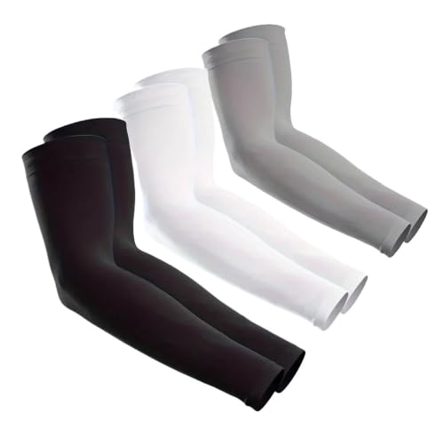 Mangas para ciclismo que alivian el calor en brazos con protección solar UV, set de 3