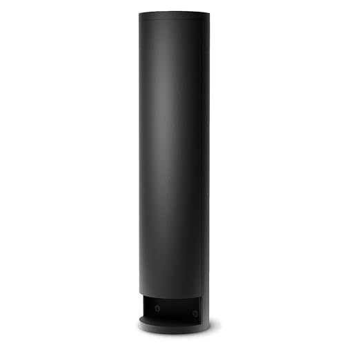 SSC-LUXon PALISO Colonne d'alimentation design avec 2 prises pour jardin et extérieur – Colonne d'énergie avec porte noire IP44 Hauteur 39,5 cm