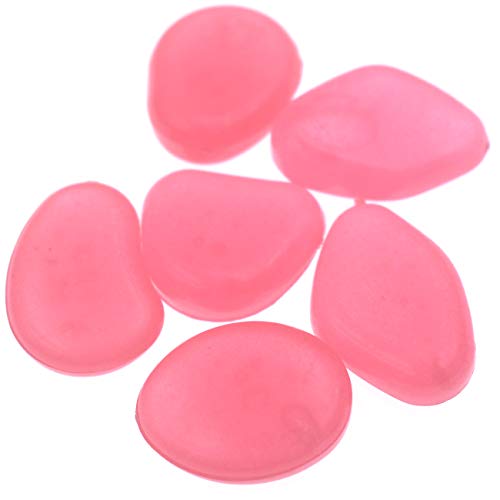 Qeesio - 450 Piedras Decorativas Que Brillan en la Oscuridad, para jardín, Camino, Camino, Patio, pecera