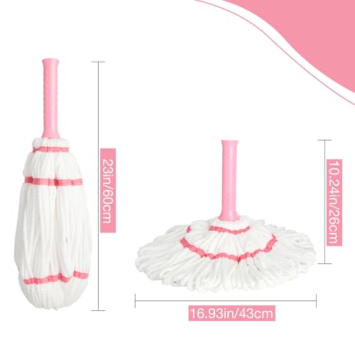 Image of Replacement Mop Head,Suitable for XXFLOWER Self-Wringing Twist Mop | Replacement Self-Wringing Mop,Hand Washable for Floor, Kitchen, Bedroom, Indoor and Outdoor Cleaning (Not Include Handle)