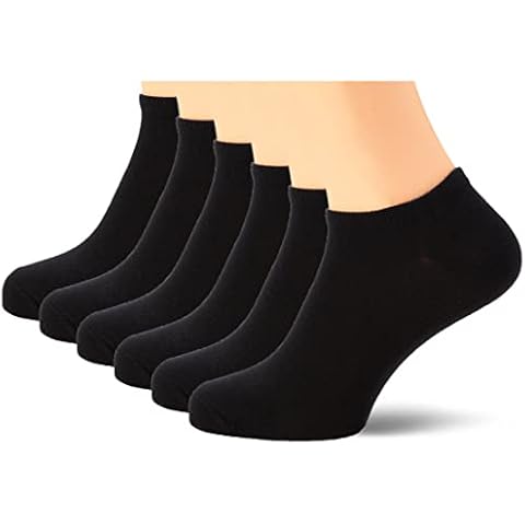 Nur Die Damen Da. Sneaker BW 6 stuks Socken, Schwarz, 35-38 EU Cover