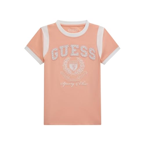 GUESS Girls' Eco Short Sleeve Sporty Chic T-Shirt