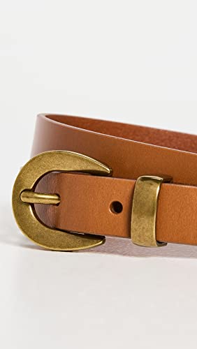 Madewell Women's Chunky Buckle Skinny Leather Belt4
