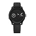 Tommy Hilfiger Men's 'Denim' Quartz Plastic and Rubber Casual Watch, Color:Black (Model: 1791326)