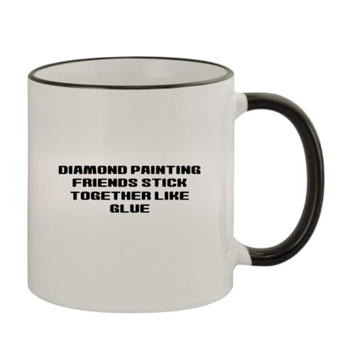 Molandra Diamond Painting Friends Coffee Mug 11oz Black