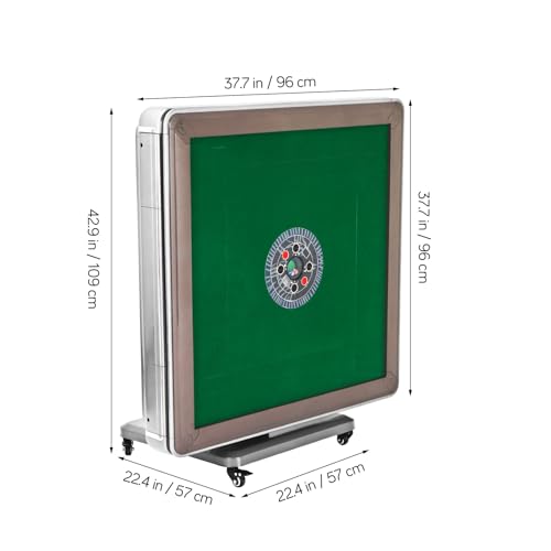Mesa plegable automática de Mahjong VANZACK con ruedas miniatura 7