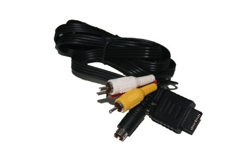 AV & S-video Audio Video Composite Cable for Playstation 2 or 3