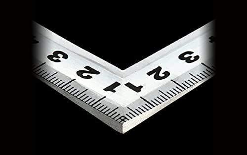 Shinwa Sokutei 10286 Curve Scale, Thick Back, Square Point, JIS Silver, 11.8 inches (30 cm)