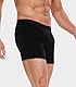 FORVEVO 3er Pack Inkontinenz Pants Männer Baumwolle,Waschbar Boxershorts Herren für Inkontinenz Underwear mit Saugfähigkeit Pants 100ml,Wiederverwendbar Unterhosen,Schwarz XL