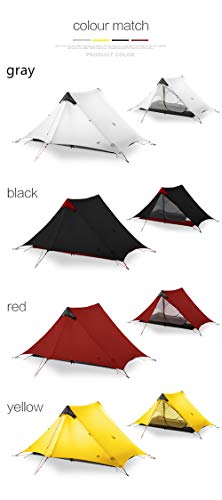 Carpa ultraligera 2 personas 3F UL Gear Lanshan camping miniatura 5