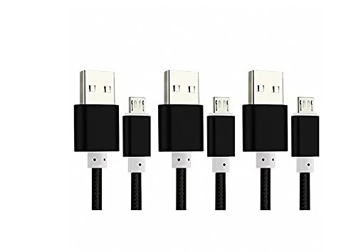 3Pack Micro Usb Cable For All Amazon Kindle Fire Hd,Kindle Paperwhite, Kindle Touch, Kindle Keyboard, Kindle Dx 5Ft 2.0 Usb To Micro-Usb Cable #TOP8