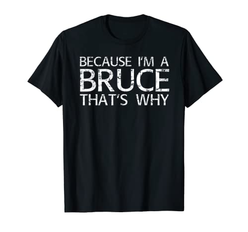 BRUCE Gift Funny Apellido Árbol Familiar Idea de Reunión de Cumpleaños Camiseta