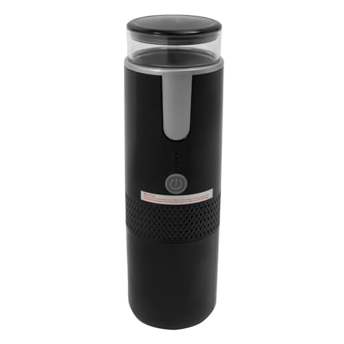 OUBUBY Máquina de café espresso portátil, cafetera eléctrica para camping, pequeña cafetera de viaje para exteriores, con cable de carga USB, adecuada para el hogar, la oficina, los viajes