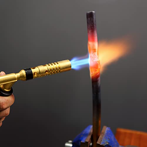 Bluefire Mras-8210 Jumbo Turbo Flame 5' Hose Propane Gas Welding Torch Kit With Mapp Gas Great High Intensity Nozzle Head Fuel By Map Pro For Soldering Brazing Large Diameter Copper Pipe #TOP6