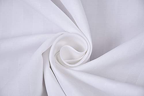 Image of Prime Collection 280 TC Combo Pack of 2 Single Sized (90x60) Satin Striped Bedsheet with 2 Pillow Cover Long Lasting Single Bedsheet for Hotel, Hospital and Home Use
