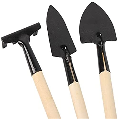 Kit mini herramientas de jardinería 6 piezas miniatura 2