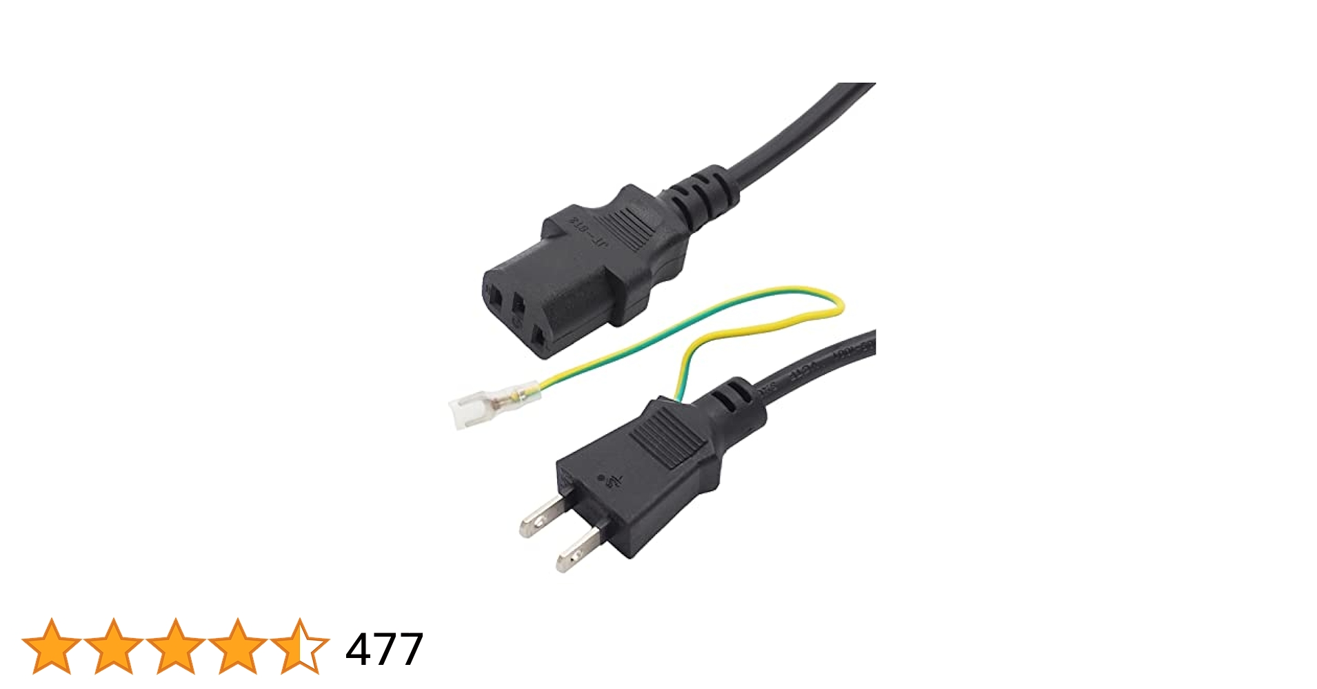 Amazon | 電源ケーブル 3ピン ソケット メス (IEC-320 C13)-2