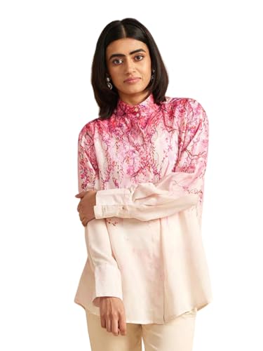 Image of NAINVISH Regular Fit Shirt for Women | Shirt for Women Stylish Shirts for Women Office Wear | Cotton Blend Shirts for Women