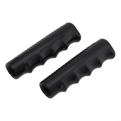 Lot de 2 couvre-poignées en caoutchouc antidérapant en PVC pour poignée d'empreintes digitales (125 x 20 mm)